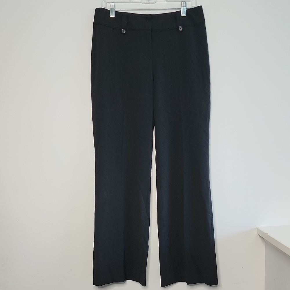 White House Black Market Black Boot Cut Pants Size 6